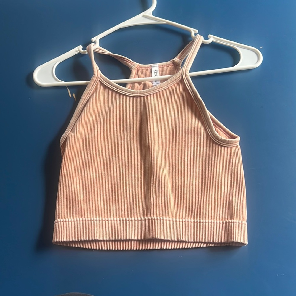 Peach Workout Top